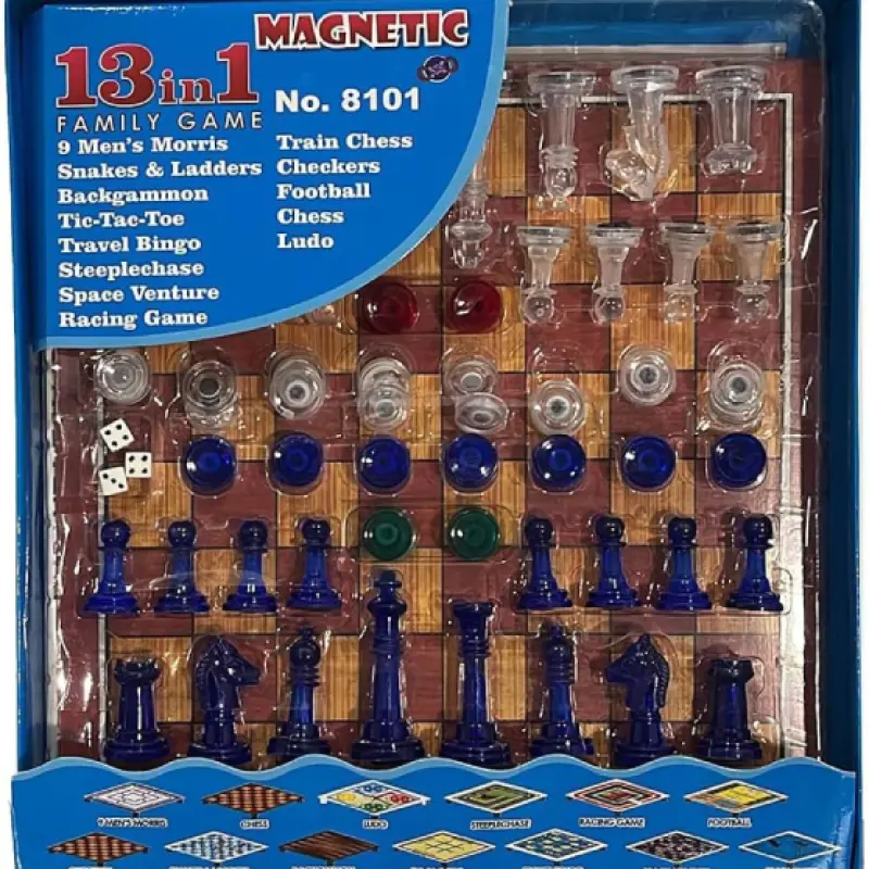 13 in 1 Games including Chess